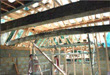 Roof framing timber partition walls salvaged Oak beams